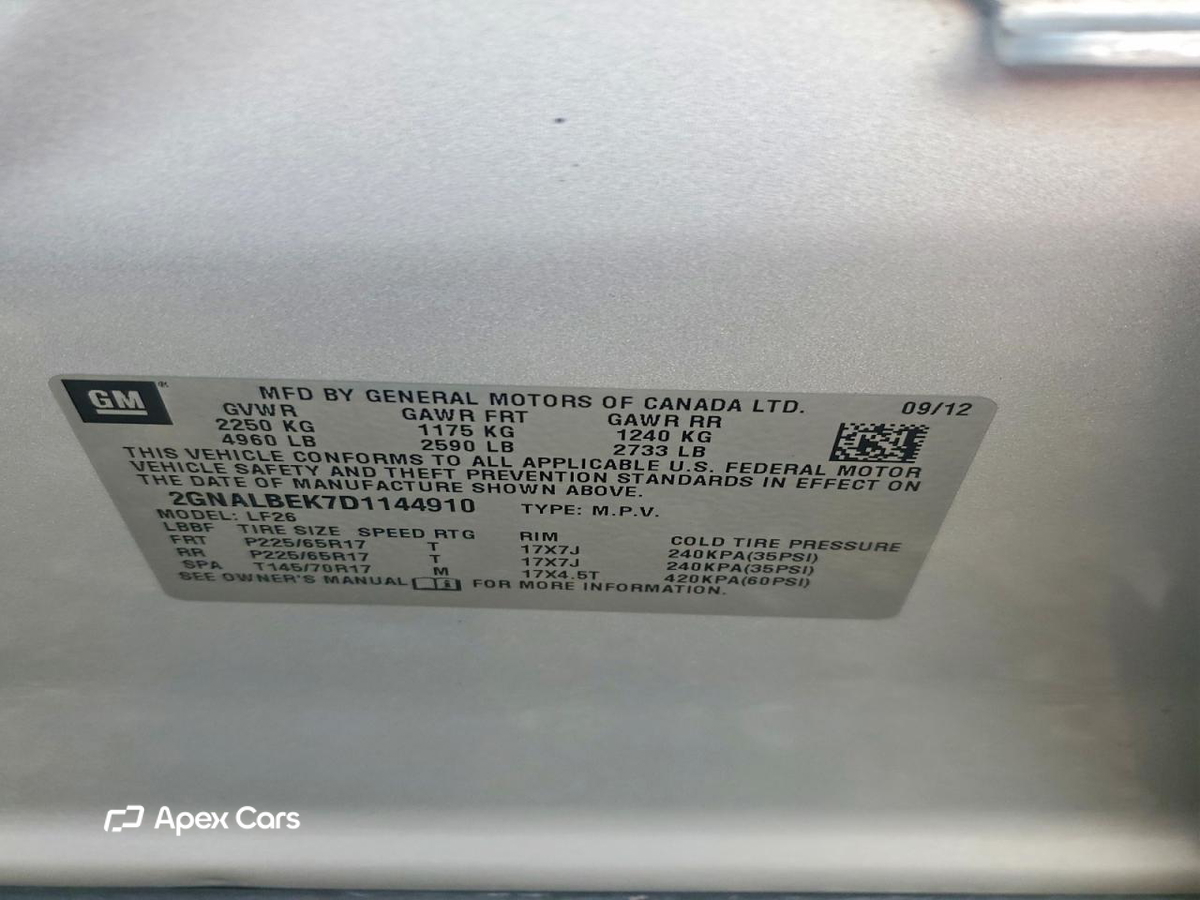 Chevrolet Equinox 2013