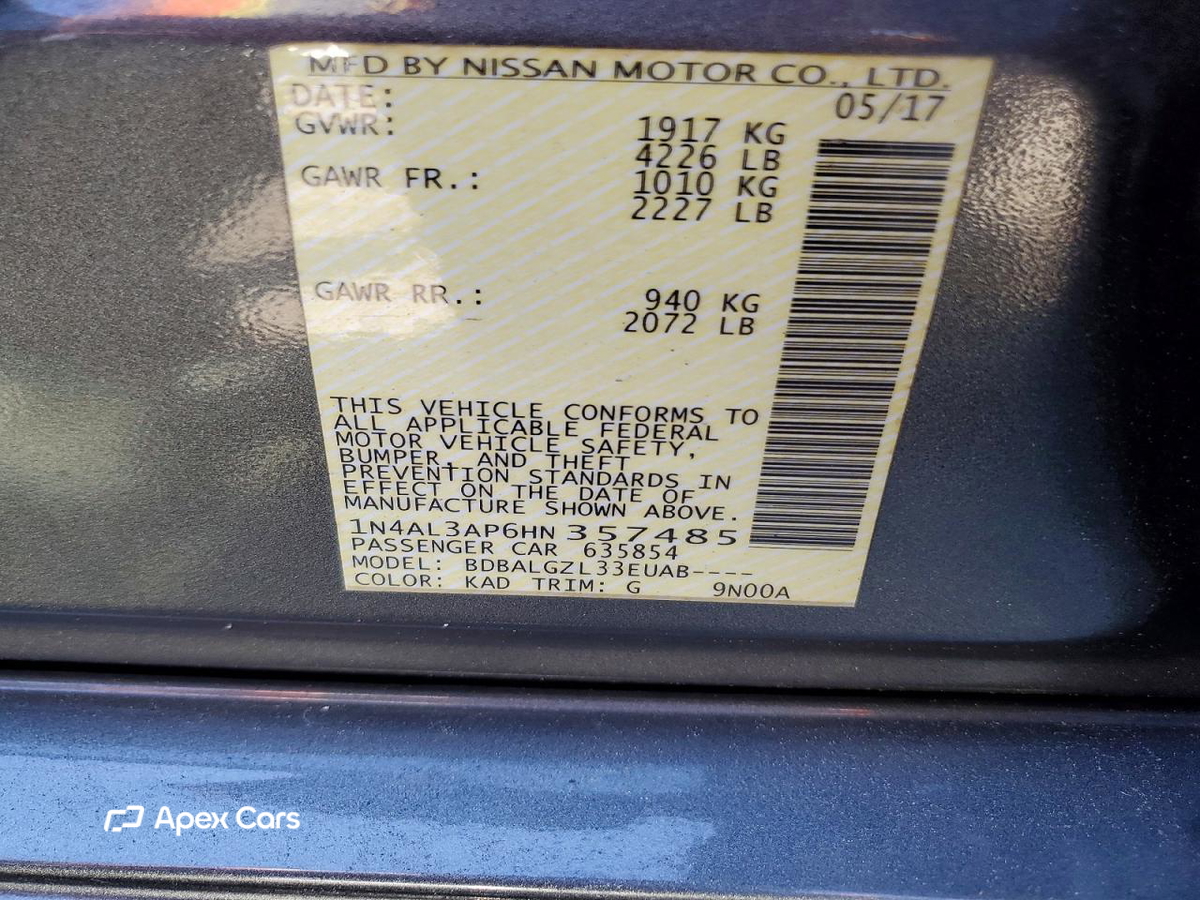 Nissan Altima 2017