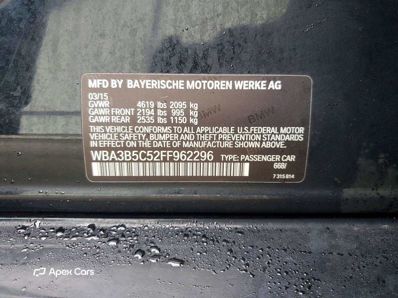 BMW Series 3 2015