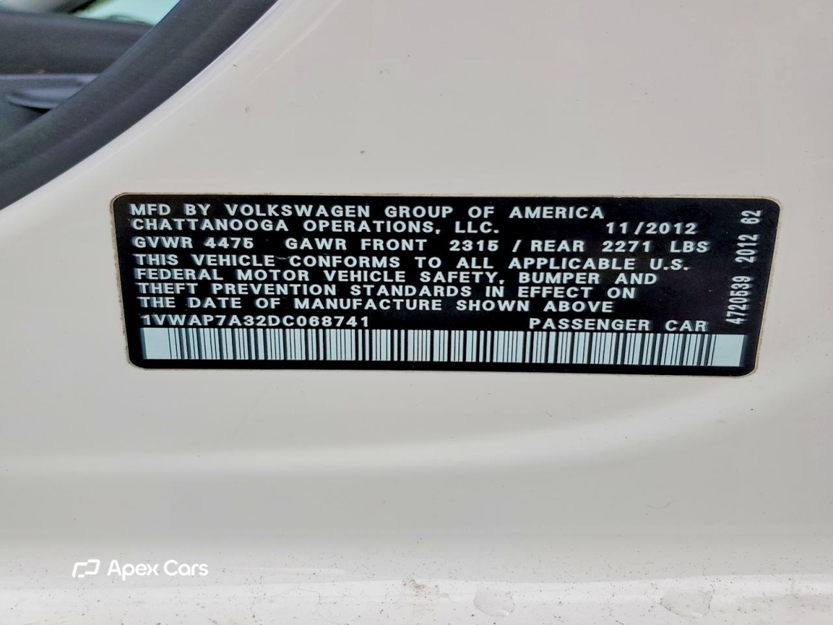 Volkswagen Passat 2013