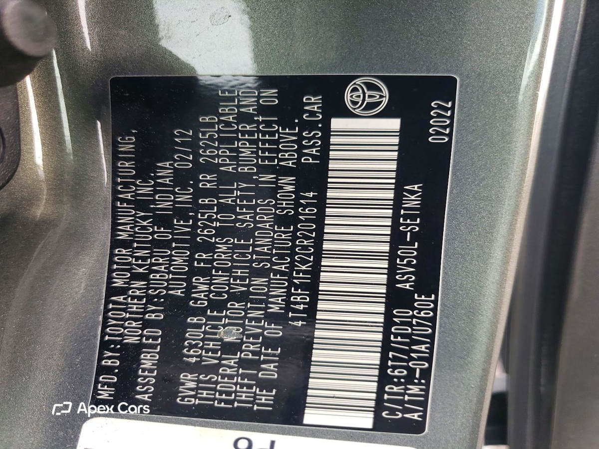 Toyota Camry 2012