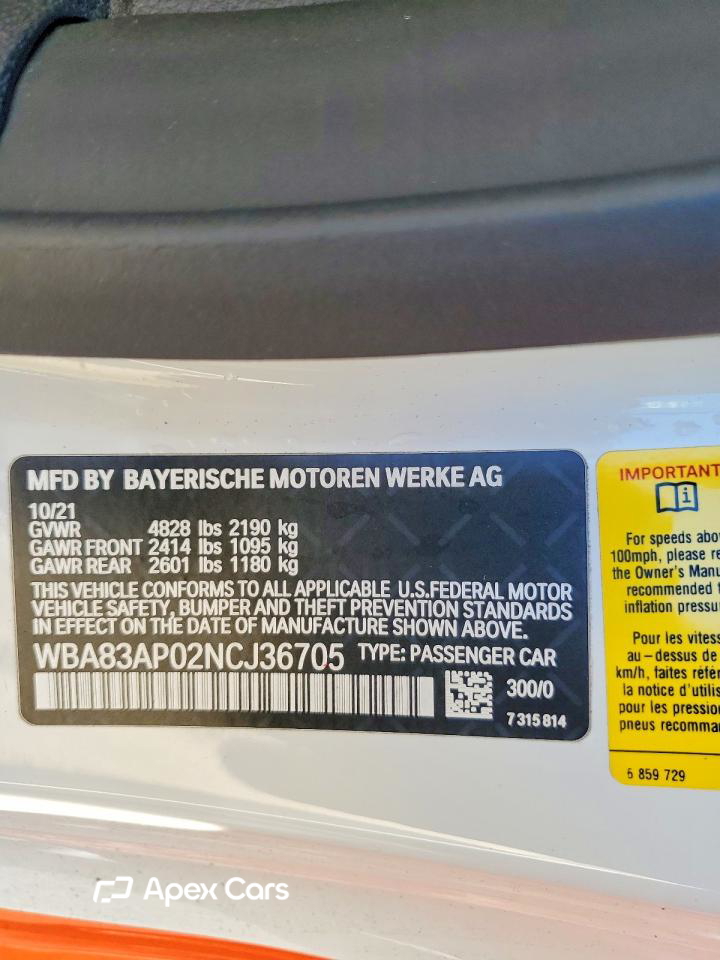 BMW Series 4 2022
