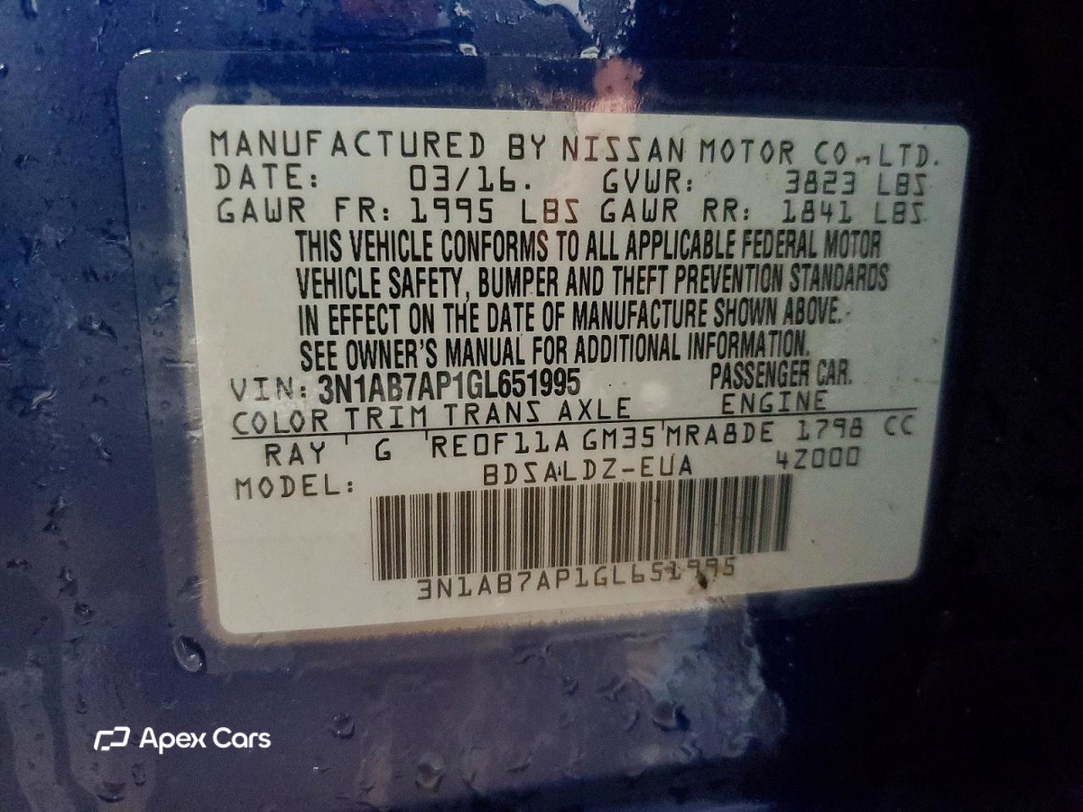 Nissan Sentra 2016