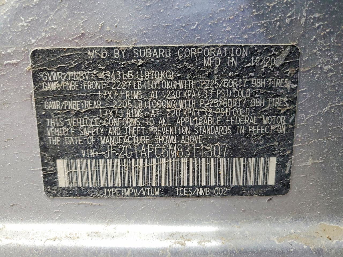 Subaru XV 2021