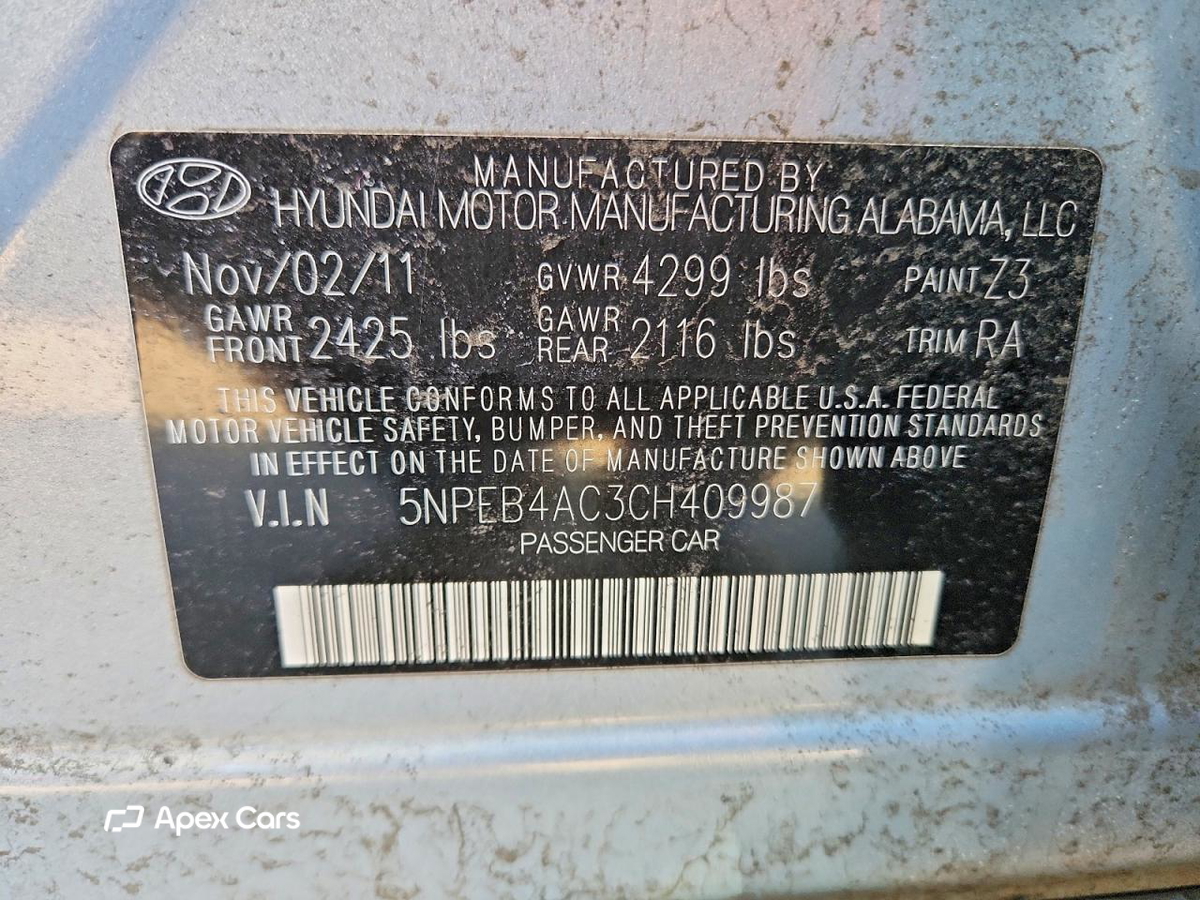 Hyundai Sonata 2012