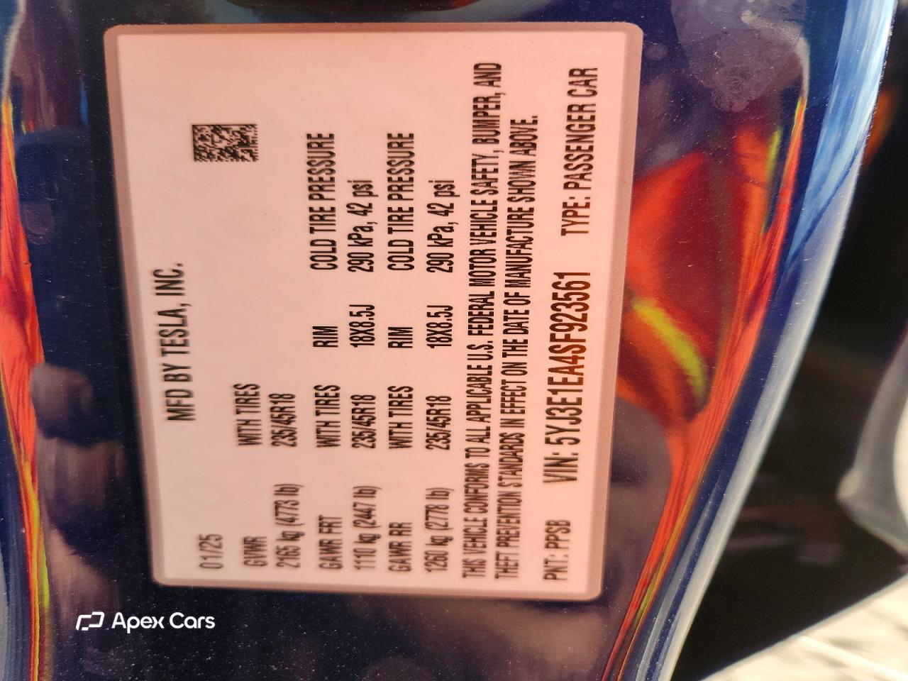 Tesla Model 3 2025