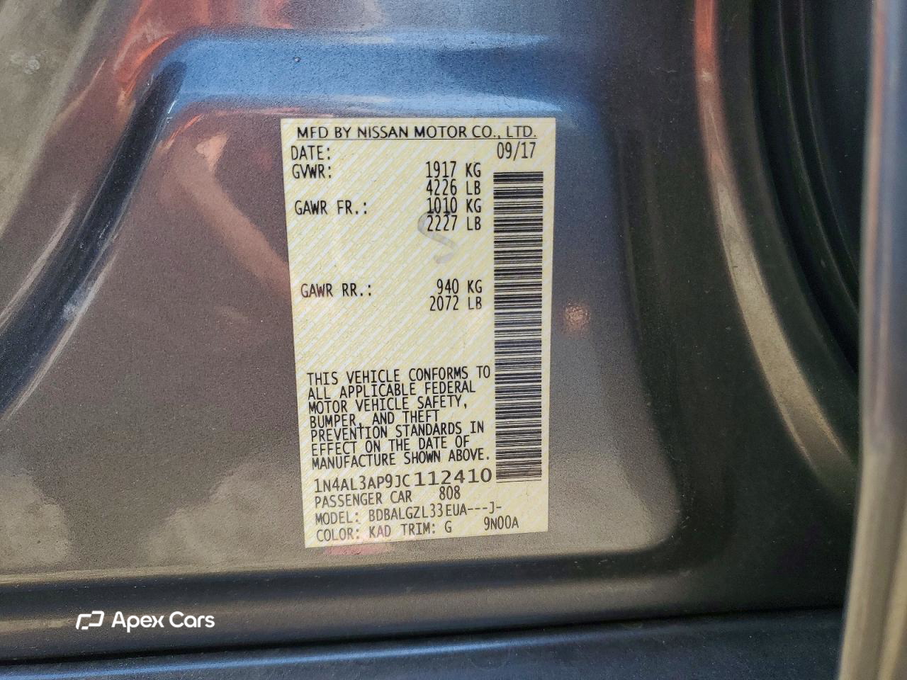 Nissan Altima 2018
