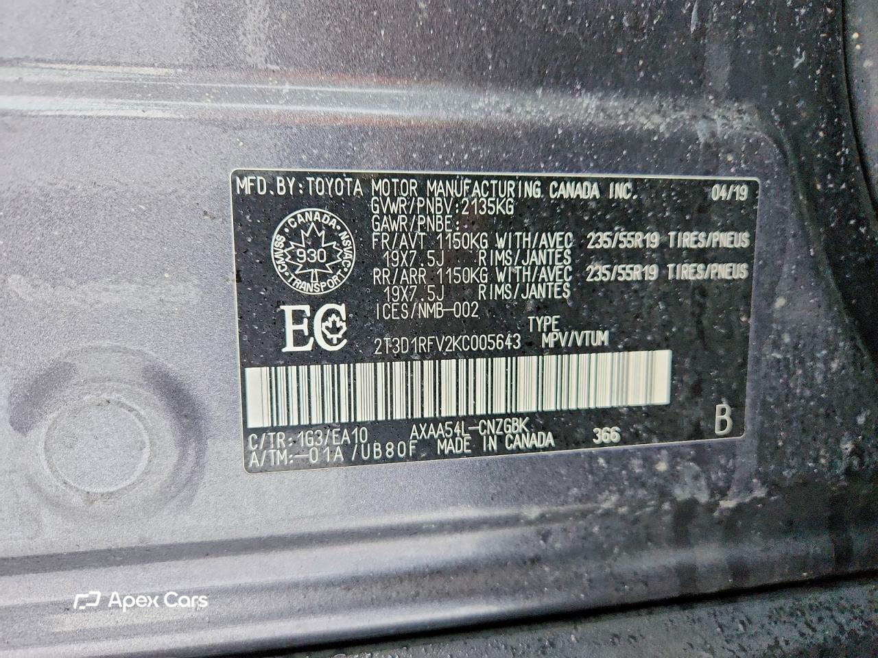 Toyota RAV 4 2019