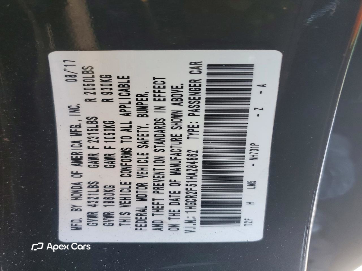 Honda Accord 2017