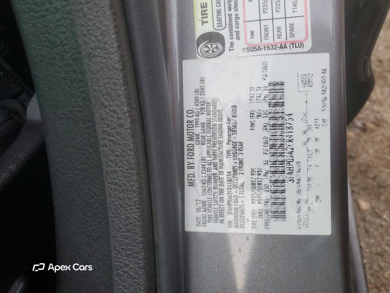 Ford Fusion 2012