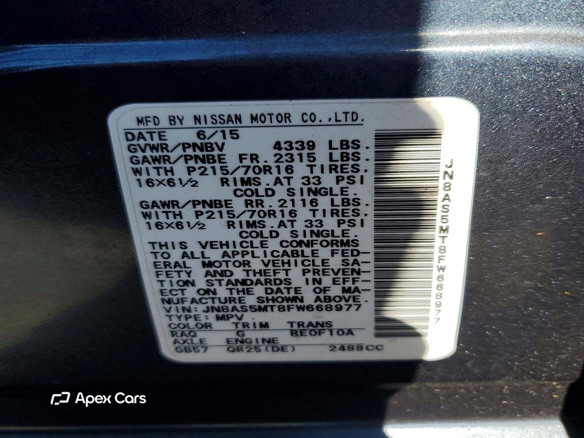 Nissan Rogue 2015