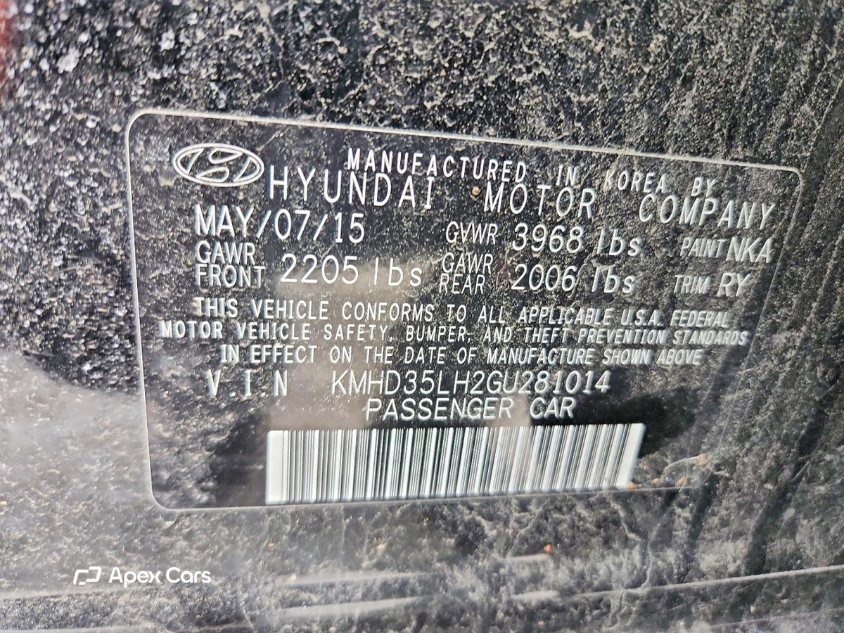Hyundai Elantra 2016