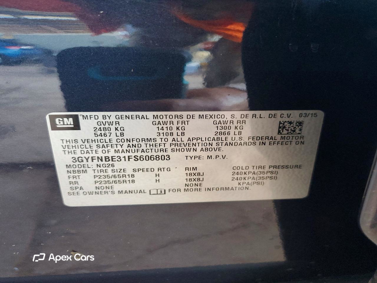 Cadillac SRX 2015