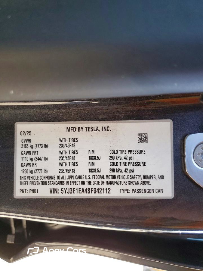 Tesla Model 3 2025