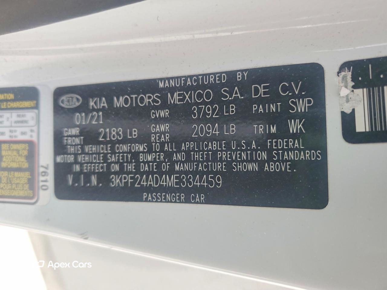 Kia Forte 2021