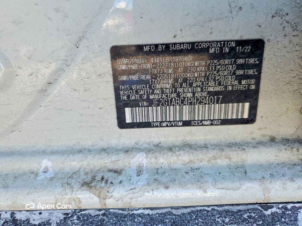 Subaru XV 2023