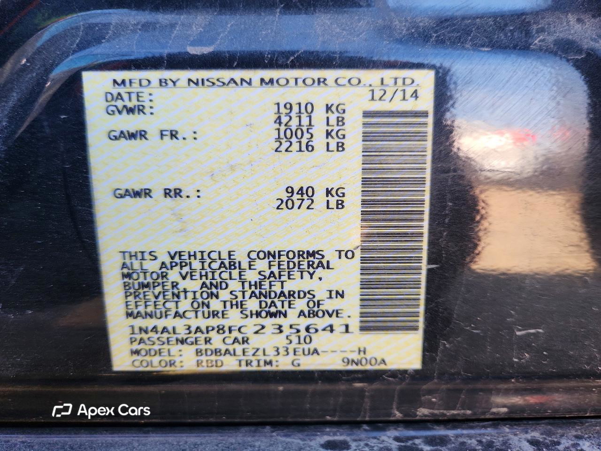 Nissan Altima 2015