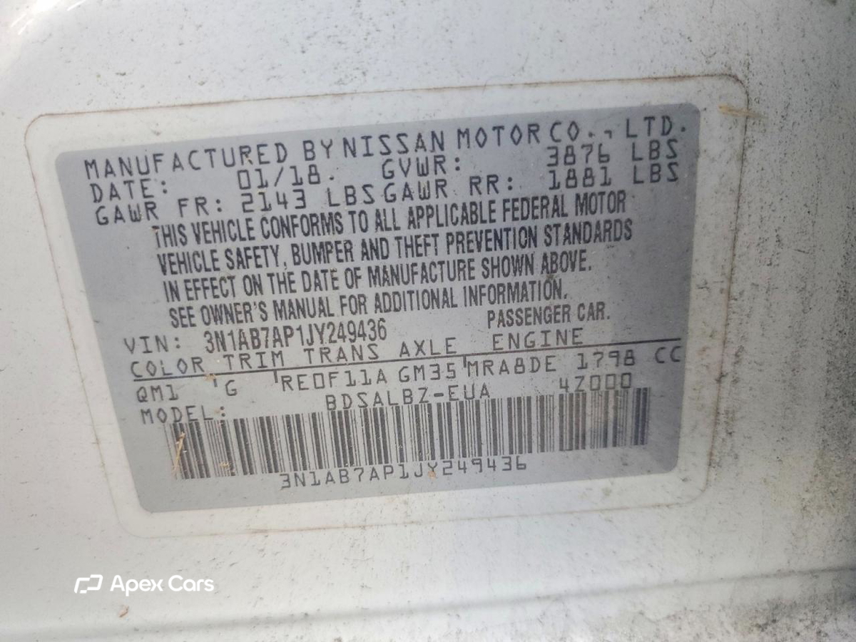 Nissan Sentra 2018