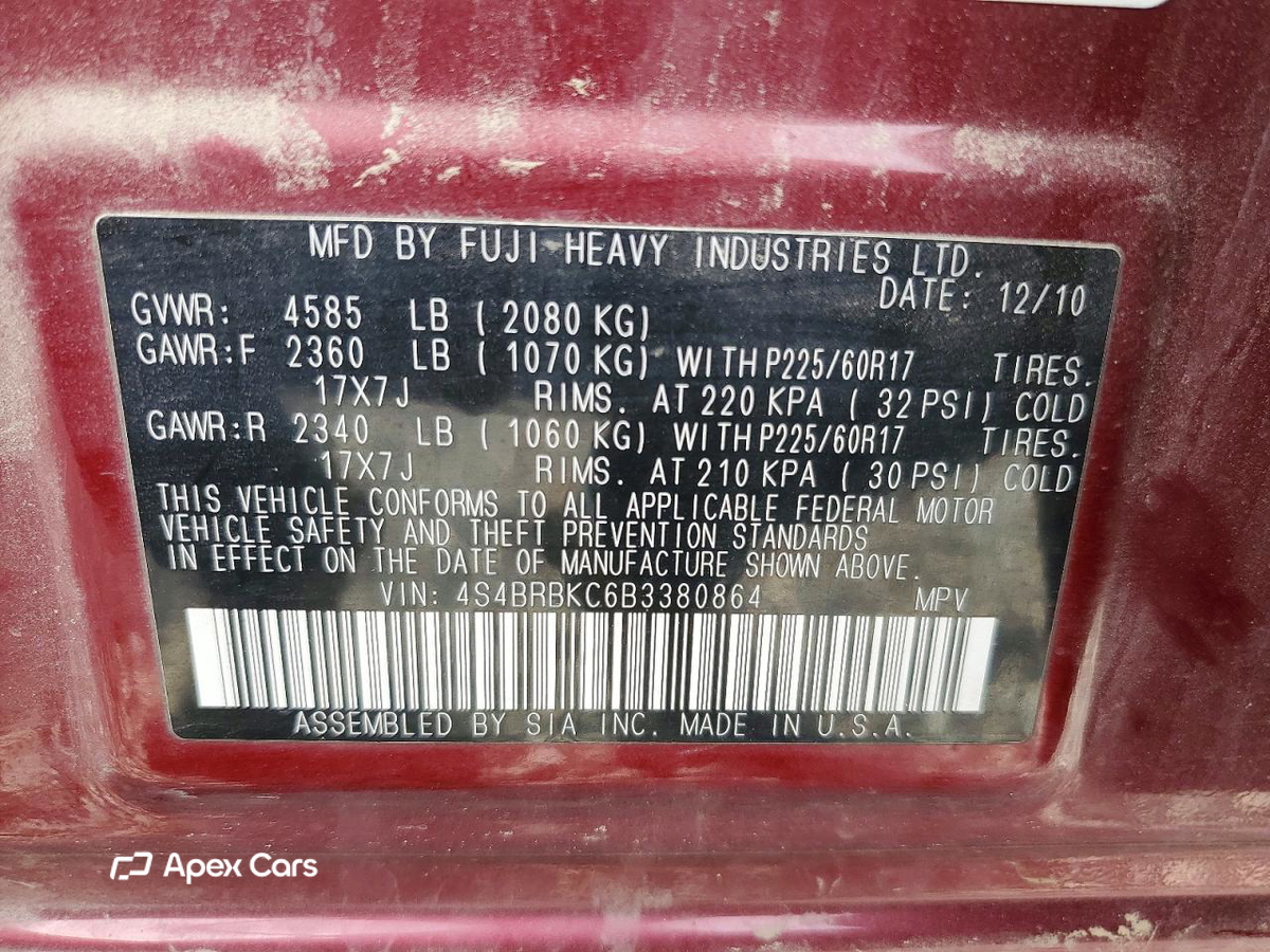 Subaru Outback 2011