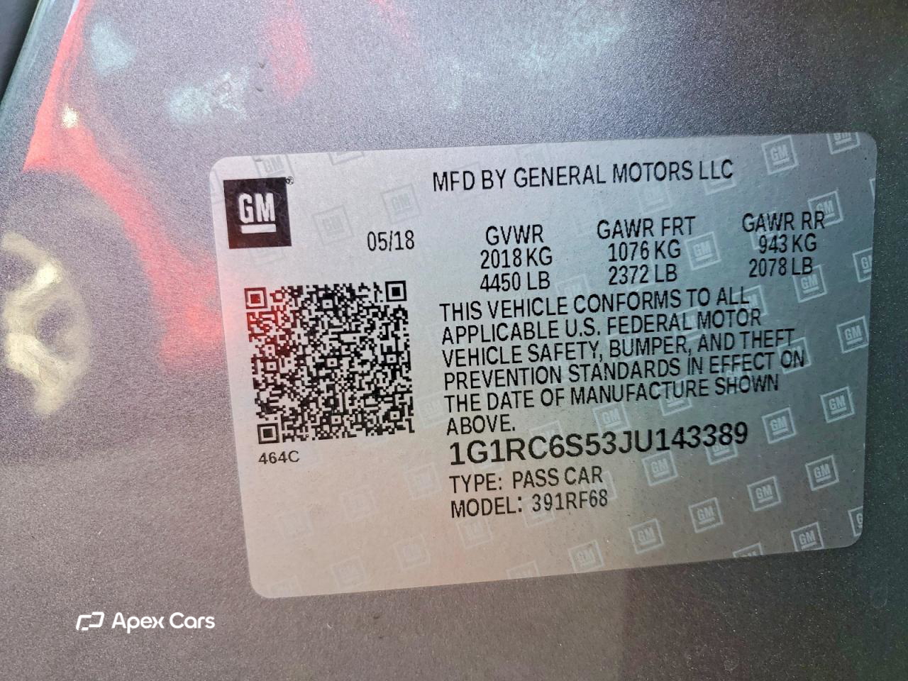 Chevrolet Volt 2018