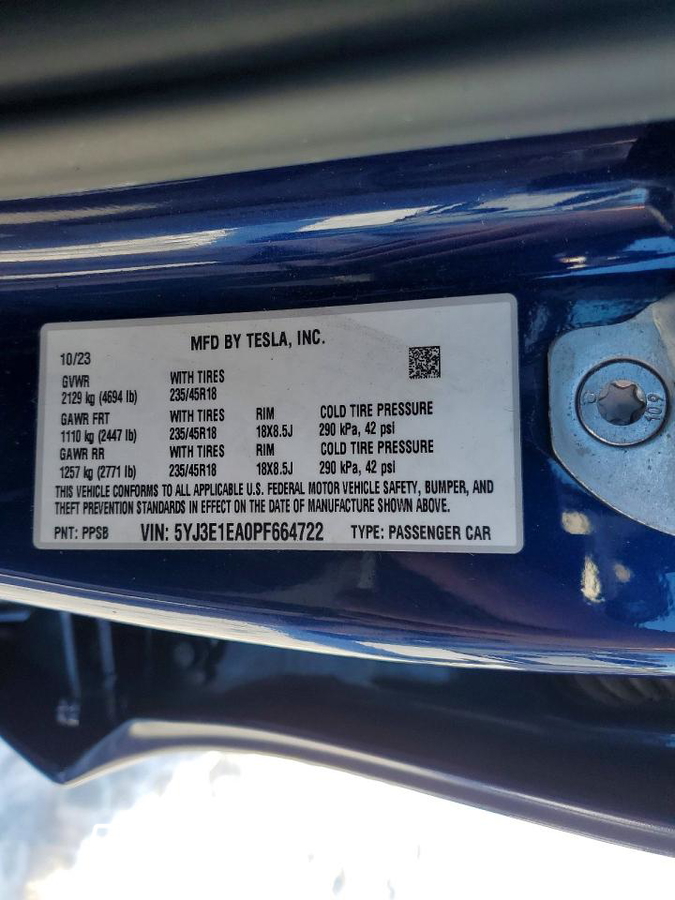 Tesla Model 3 2023