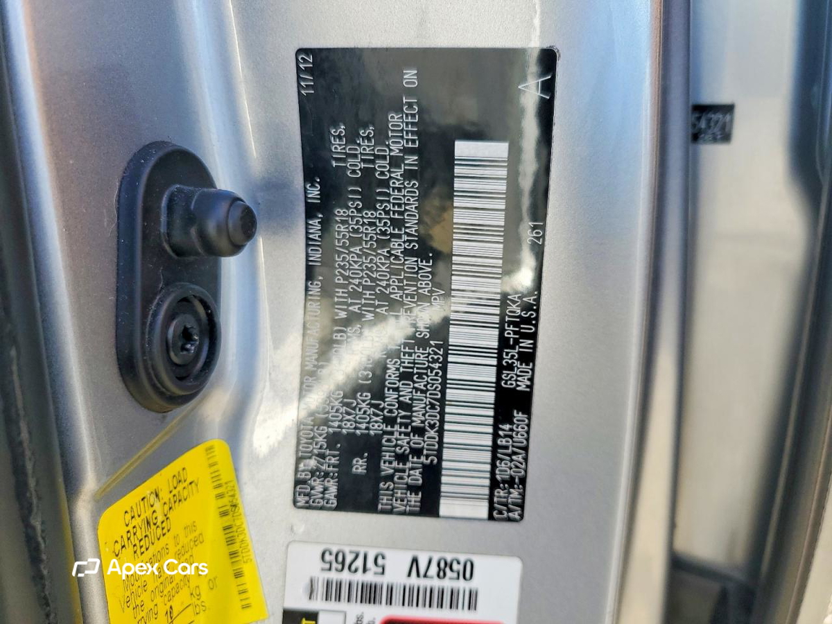 Toyota Sienna 2013
