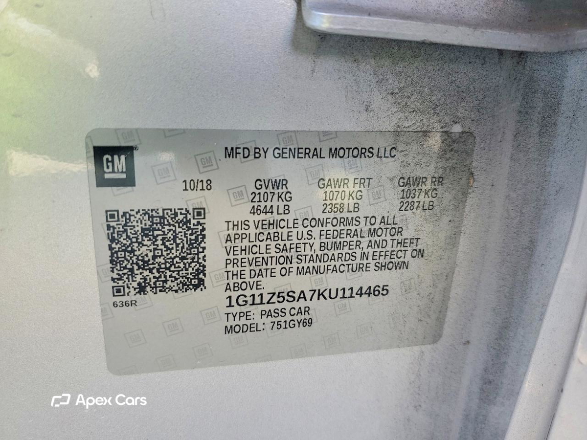 Chevrolet Impala 2019