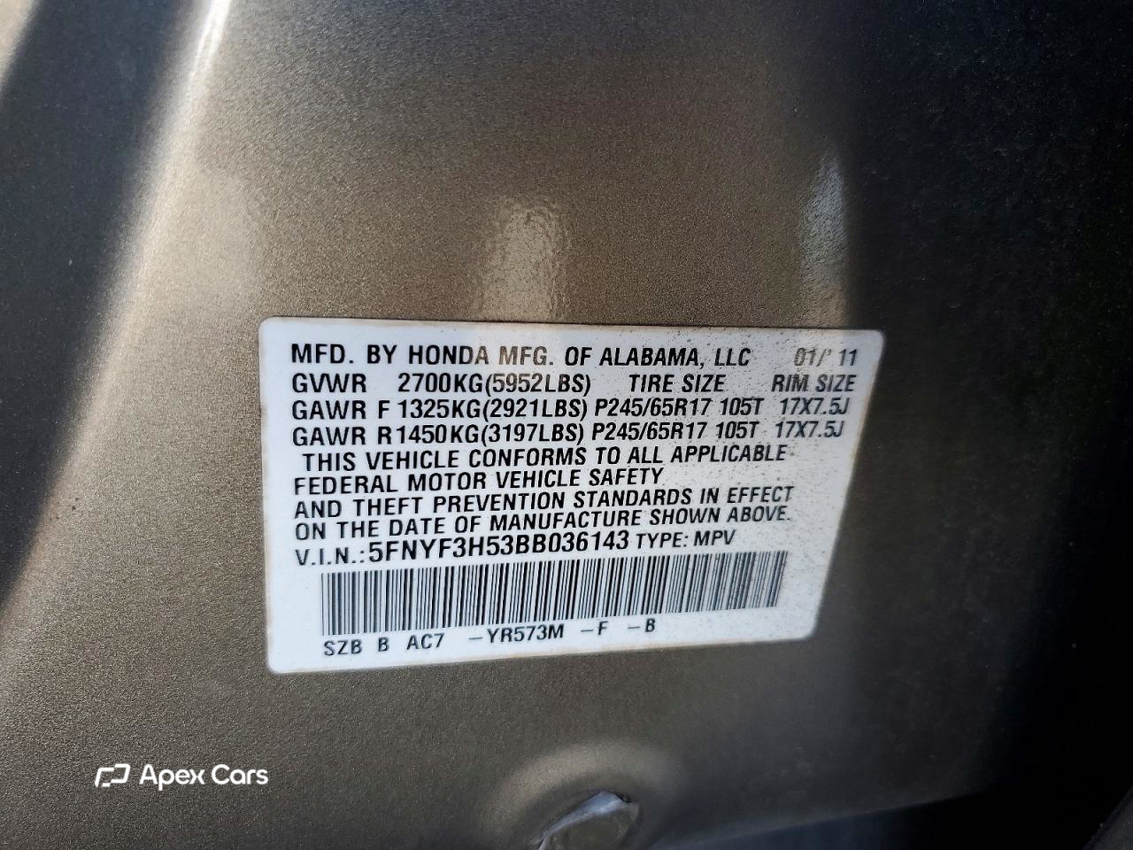 Honda Pilot 2011