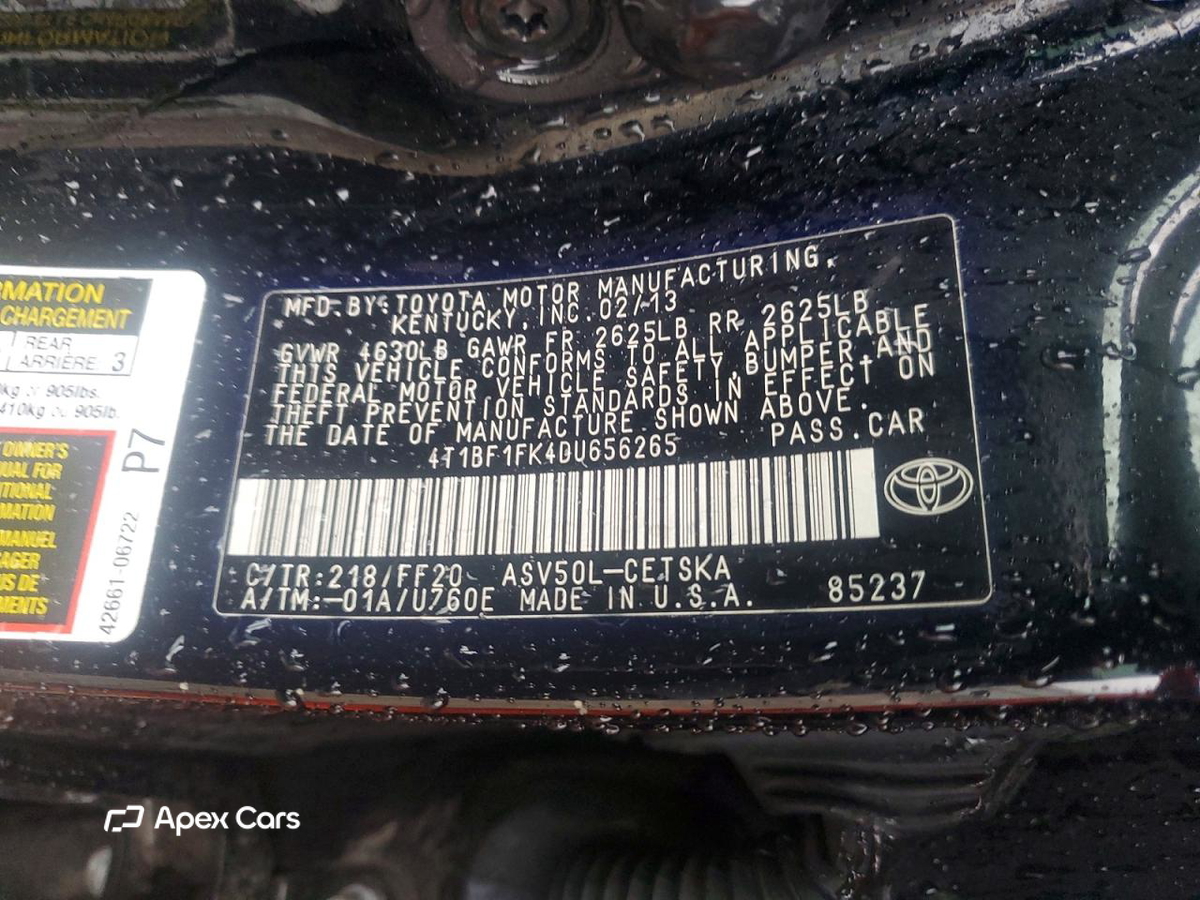 Toyota Camry 2013