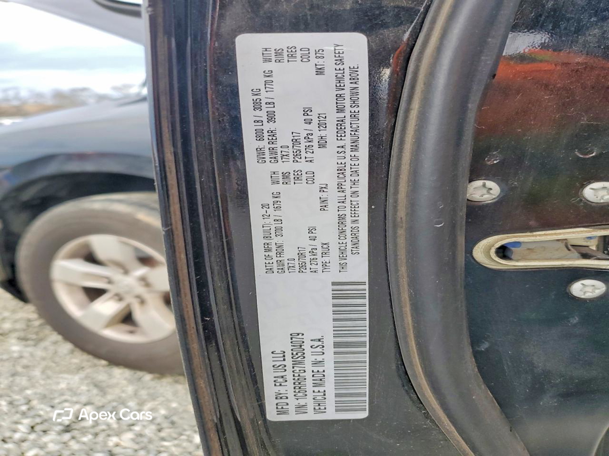 RAM 1500 2021