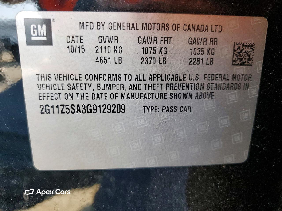 Chevrolet Impala 2016