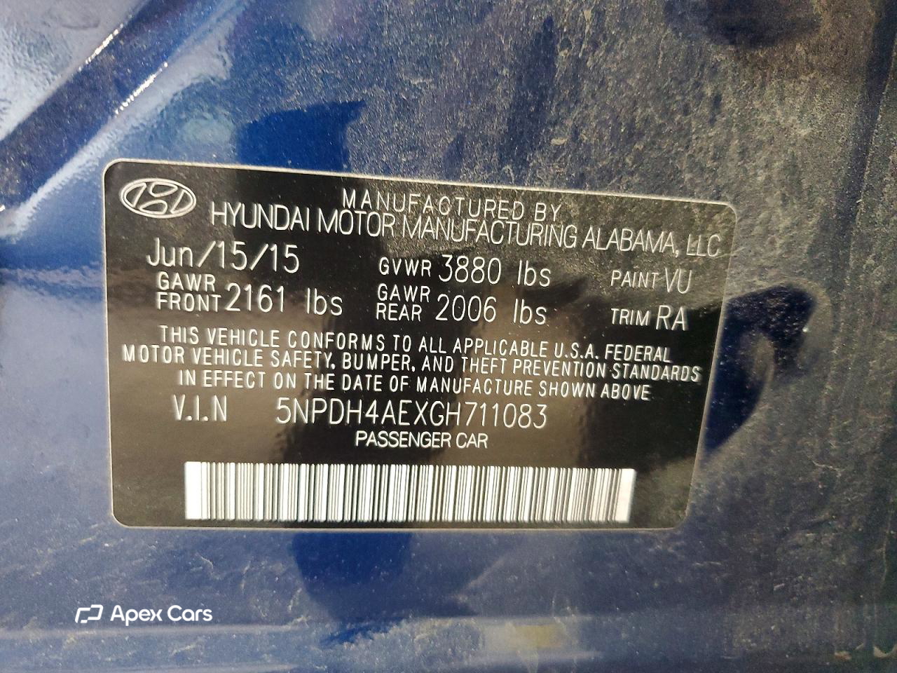 Hyundai Elantra 2016