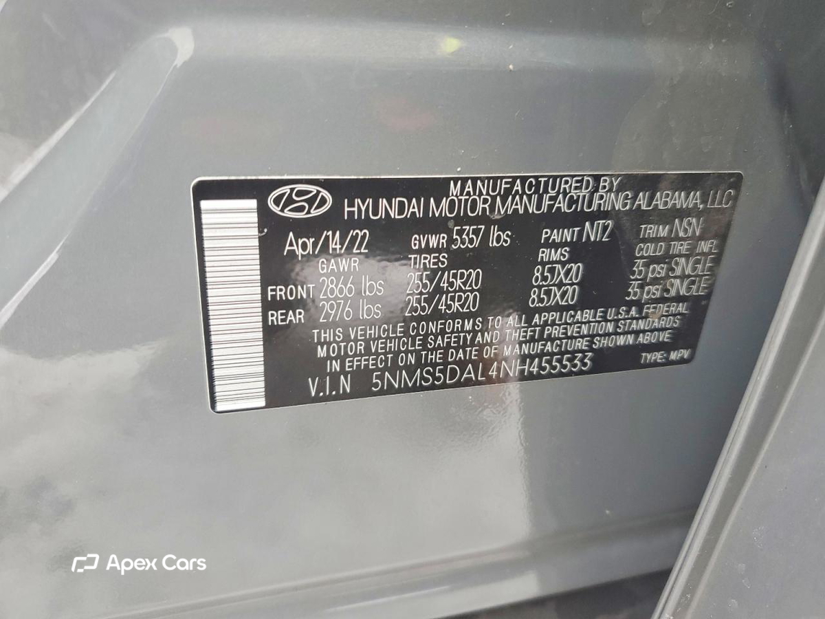 Hyundai Santa Fe 2022