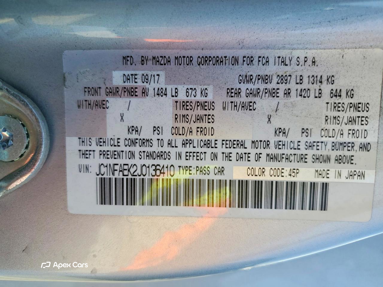 Fiat 124 Spider 2018