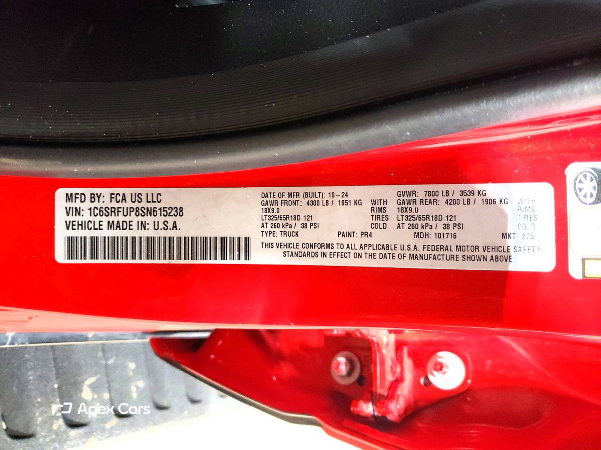 RAM 1500 2025