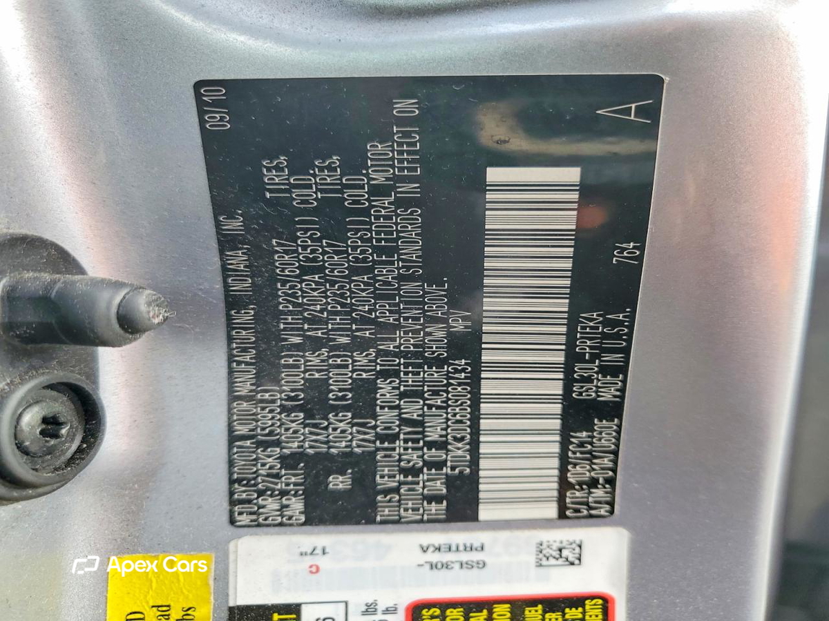 Toyota Sienna 2011