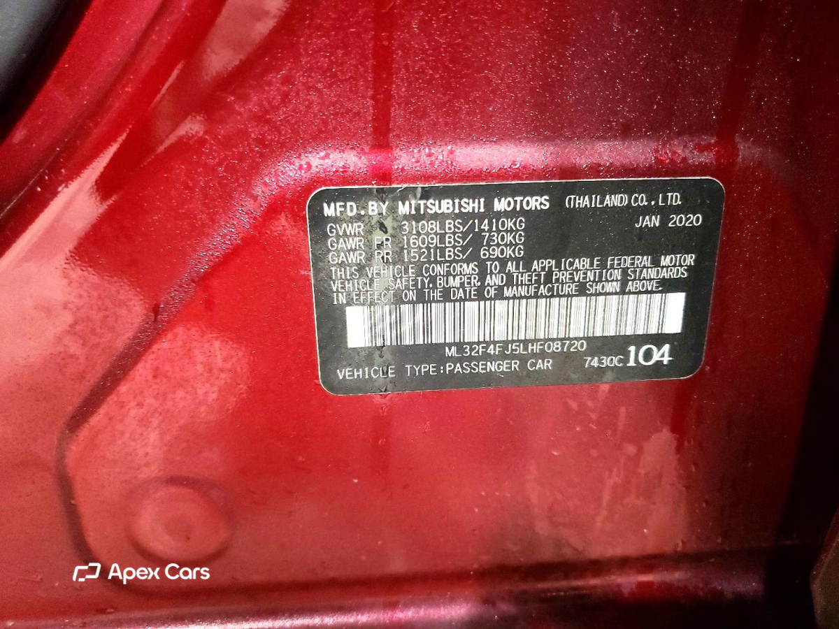 Mitsubishi Mirage 2020