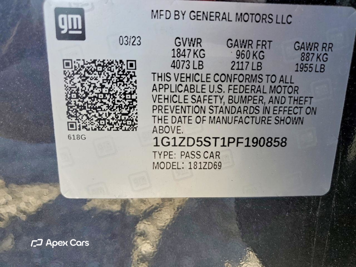 Chevrolet Malibu 2023