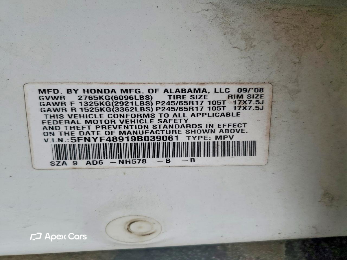Honda Pilot 2009