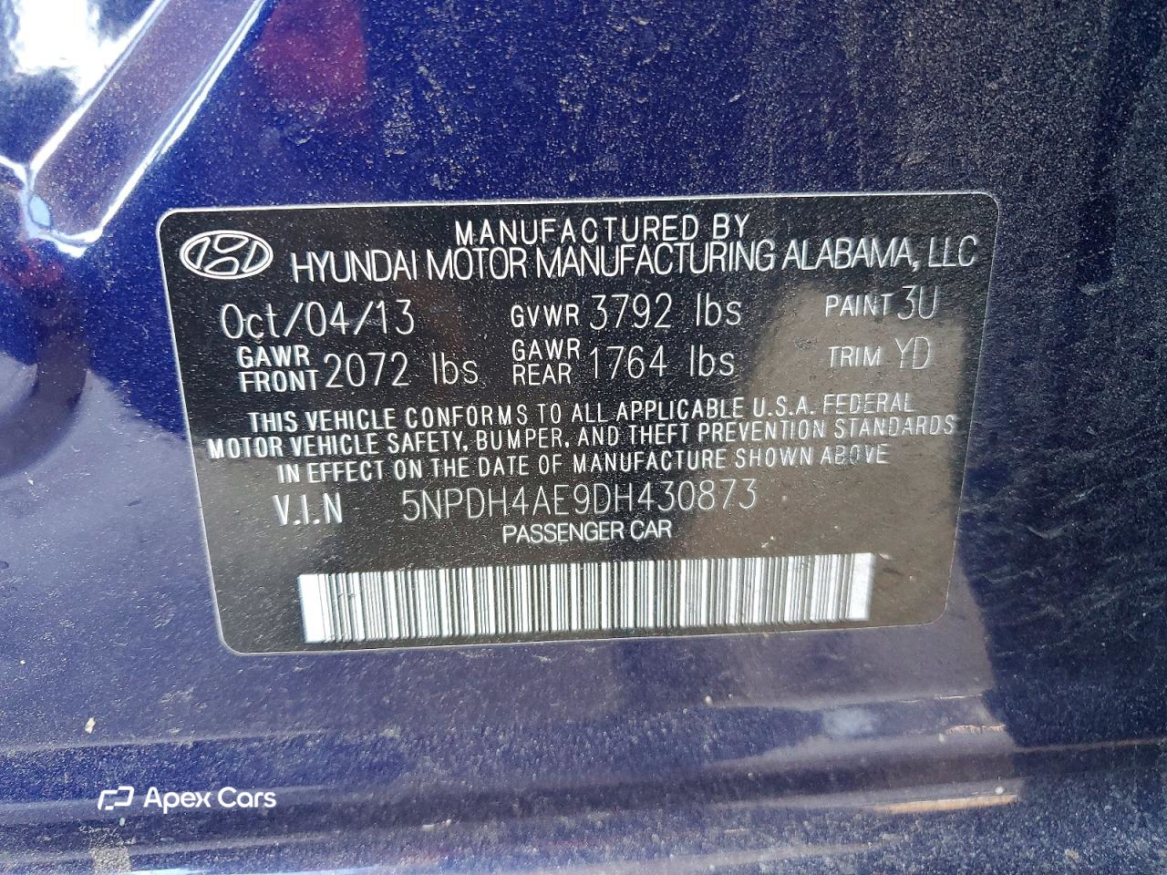 Hyundai Elantra 2013