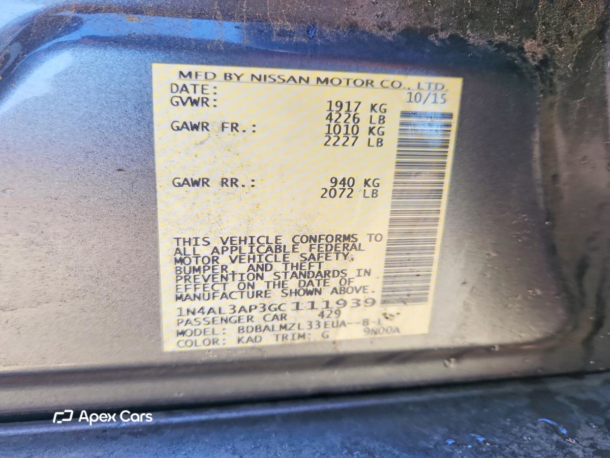 Nissan Altima 2016