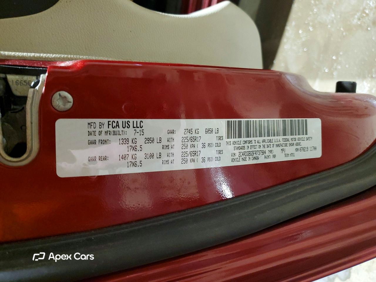 Dodge Caravan 2015
