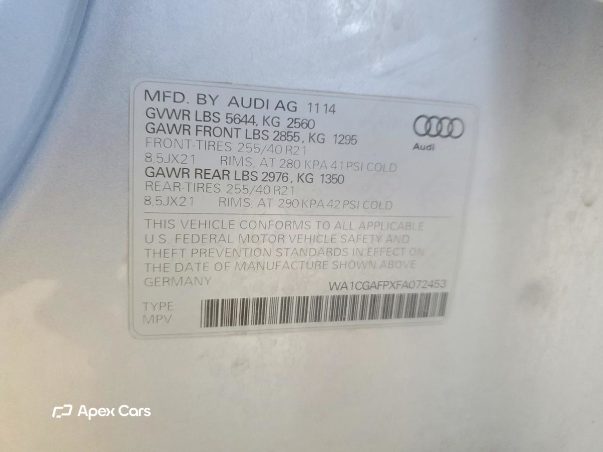 Audi SQ5 2015