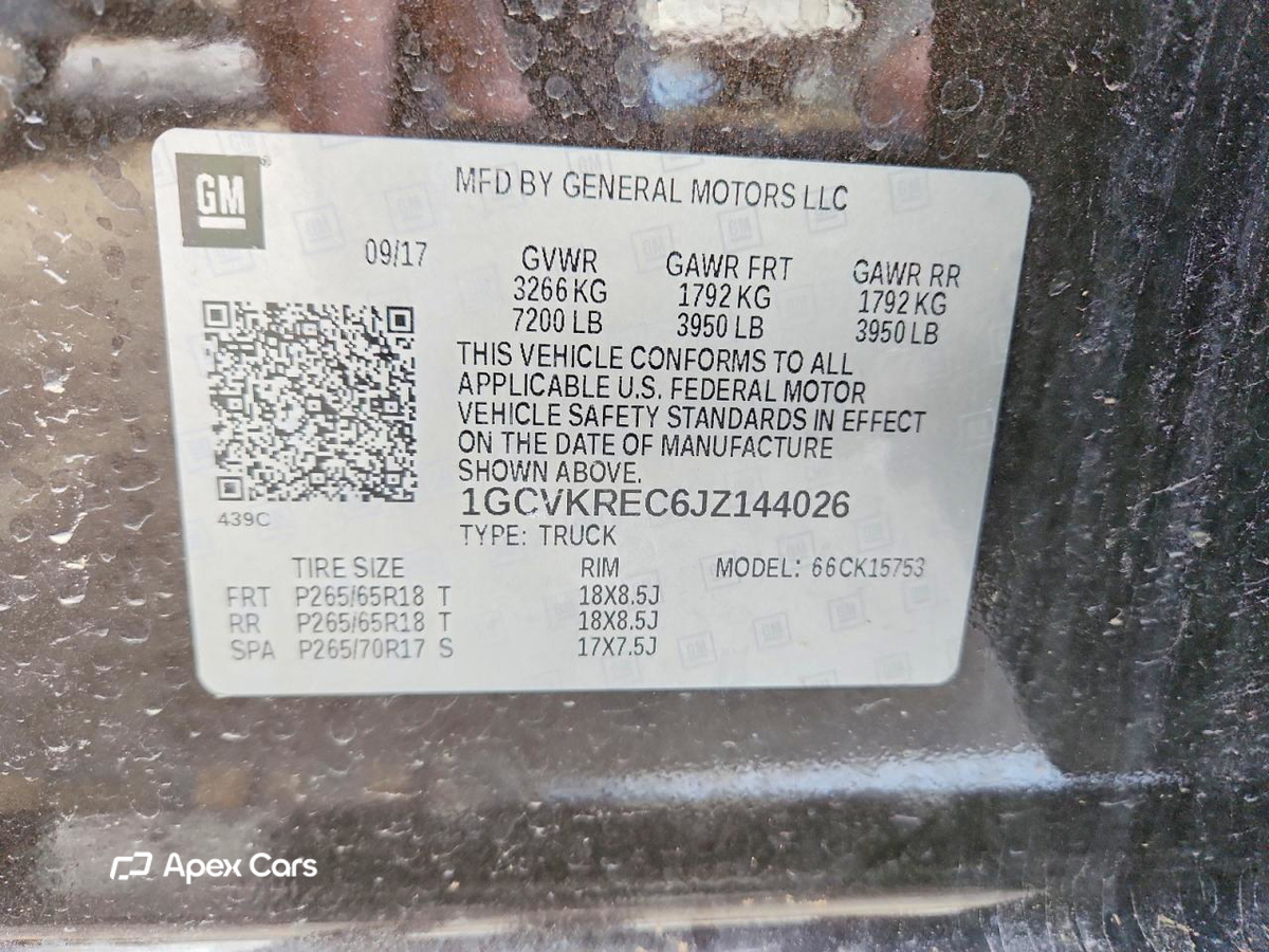 Chevrolet Silverado 2018