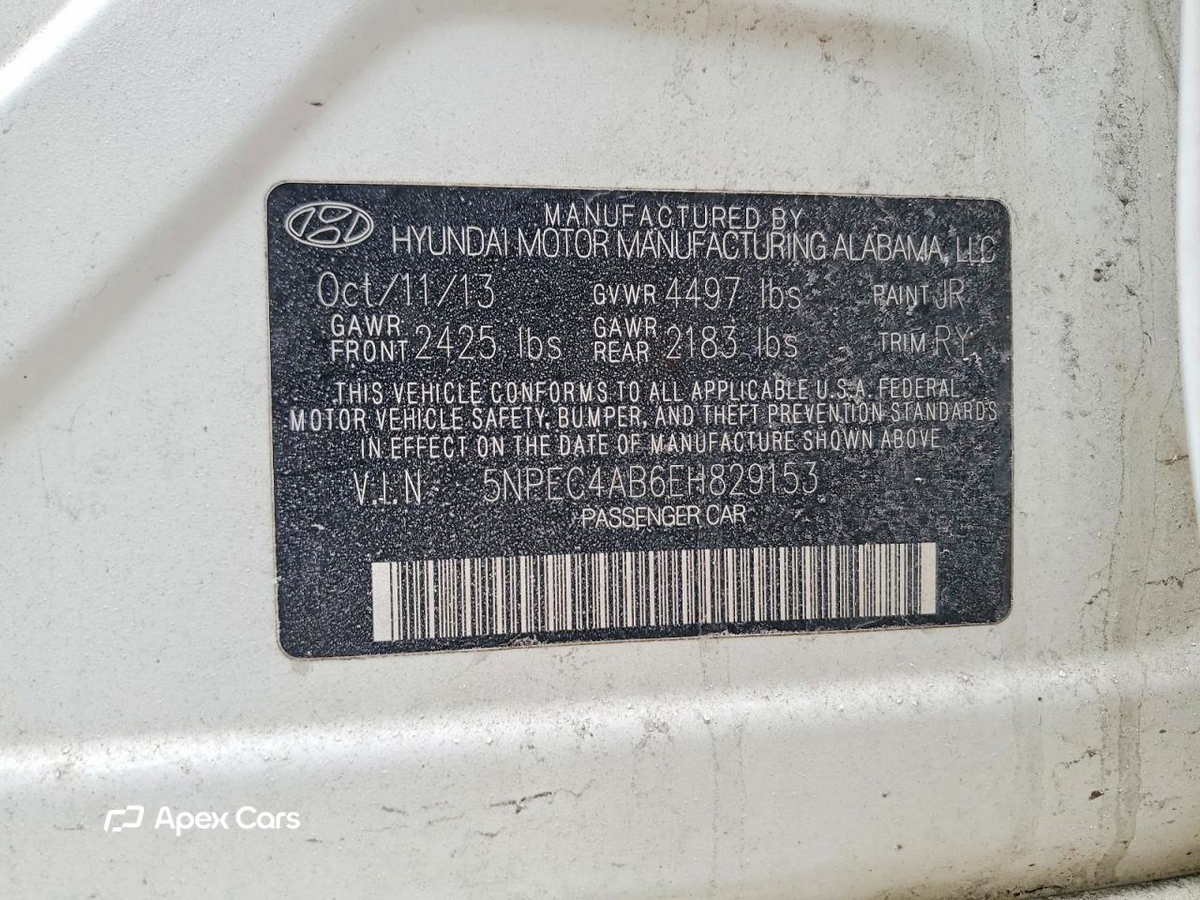 Hyundai Sonata 2014
