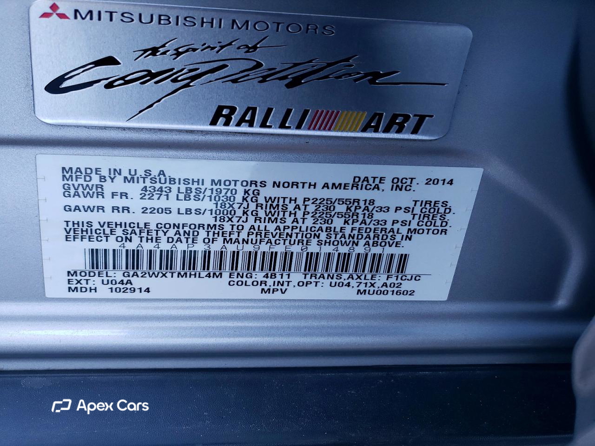 Mitsubishi Outlander 2015