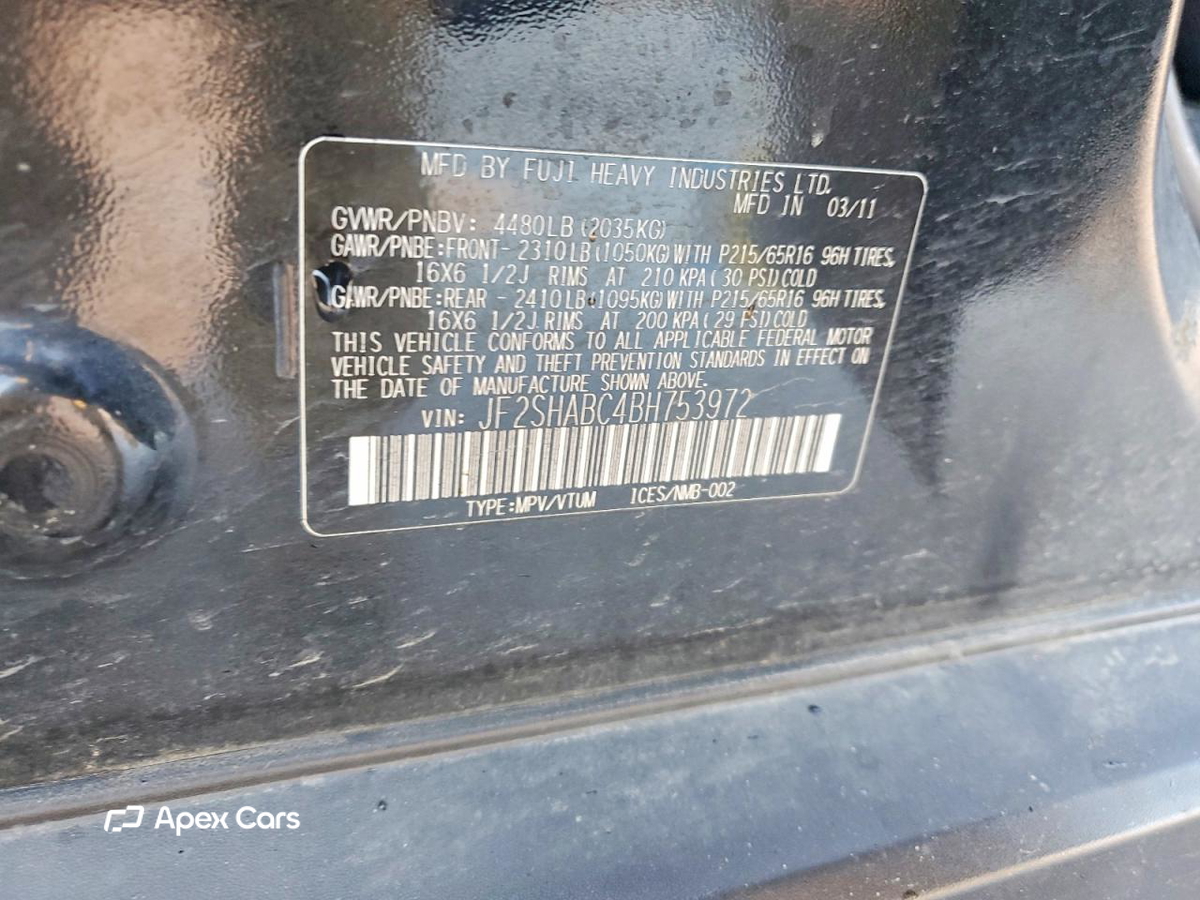 Subaru Forester 2011