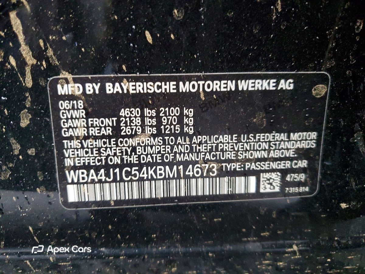 BMW Series 4 2019