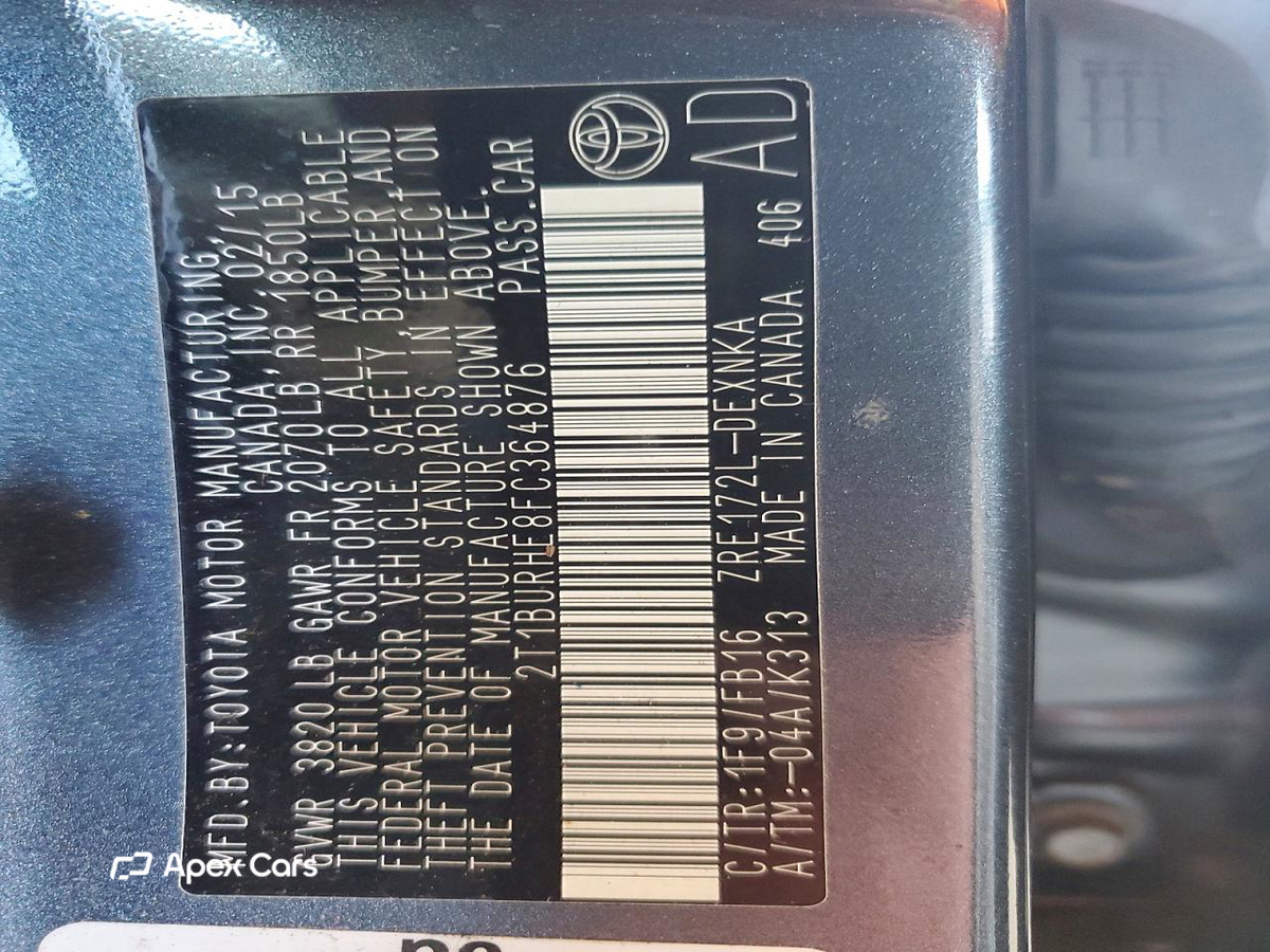 Toyota Corolla 2015