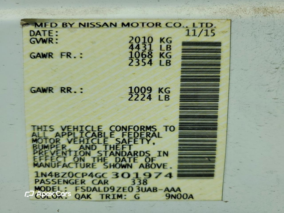 Nissan Leaf 2016
